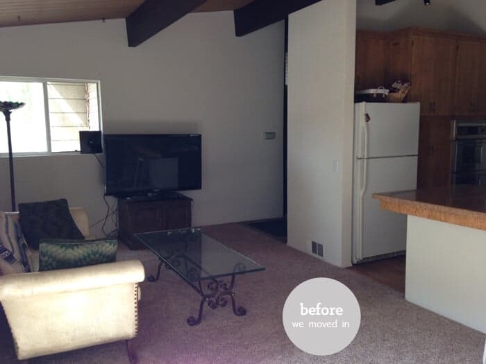 Family room Before