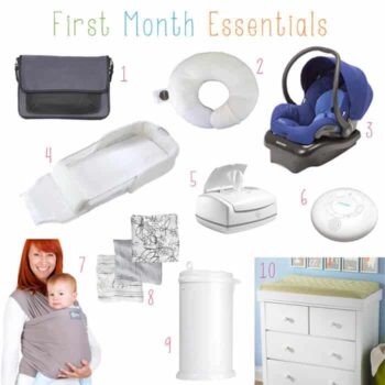 First Month essentials