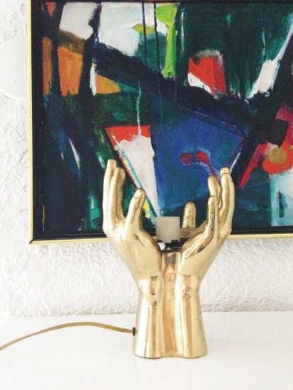 brass lamp