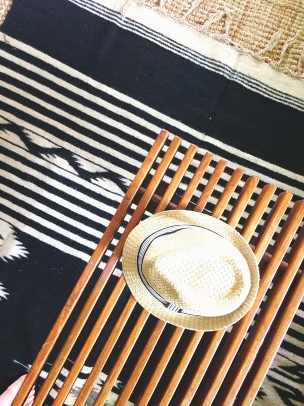 black and white navajo rug