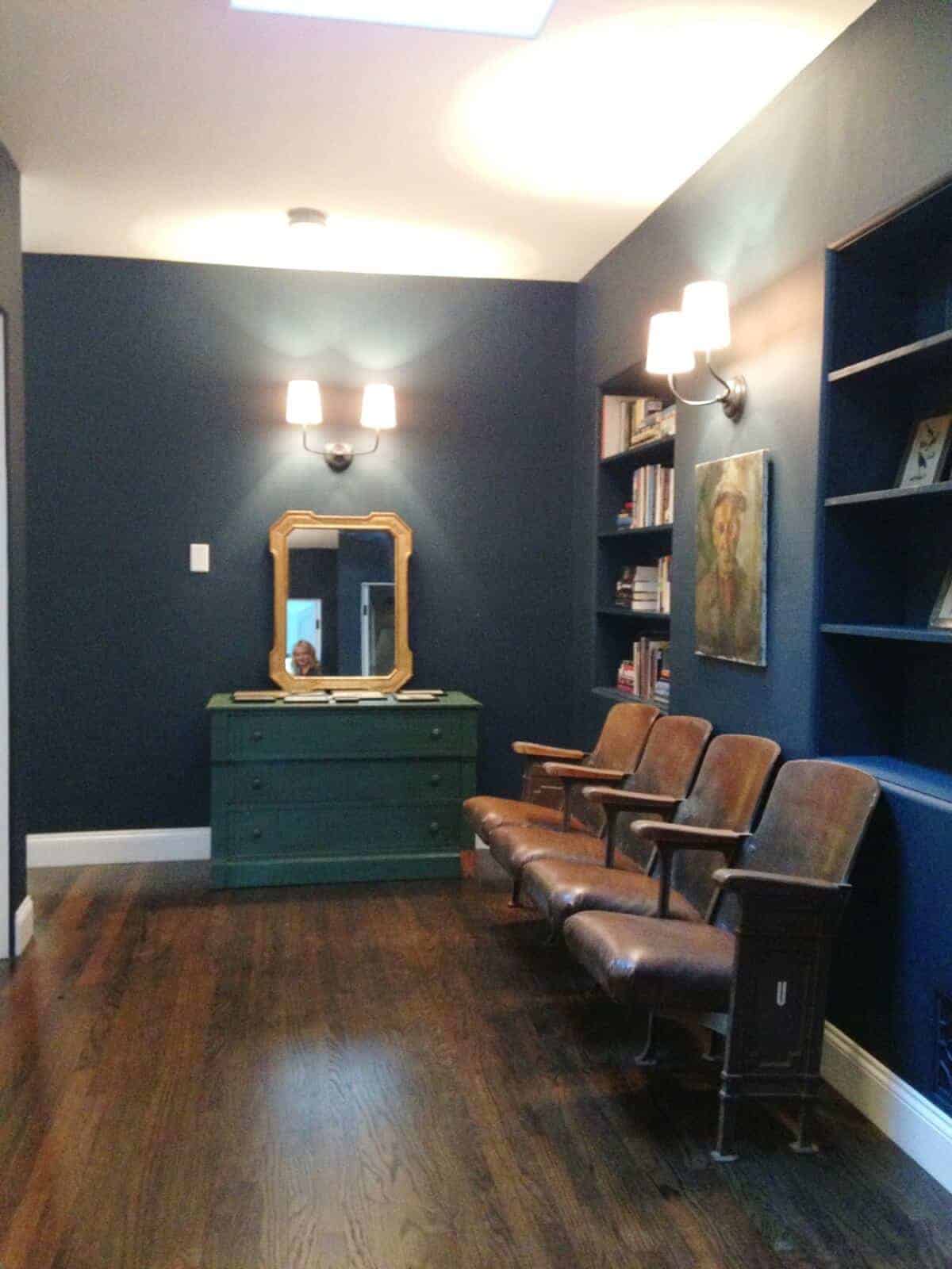 hague blue hallway