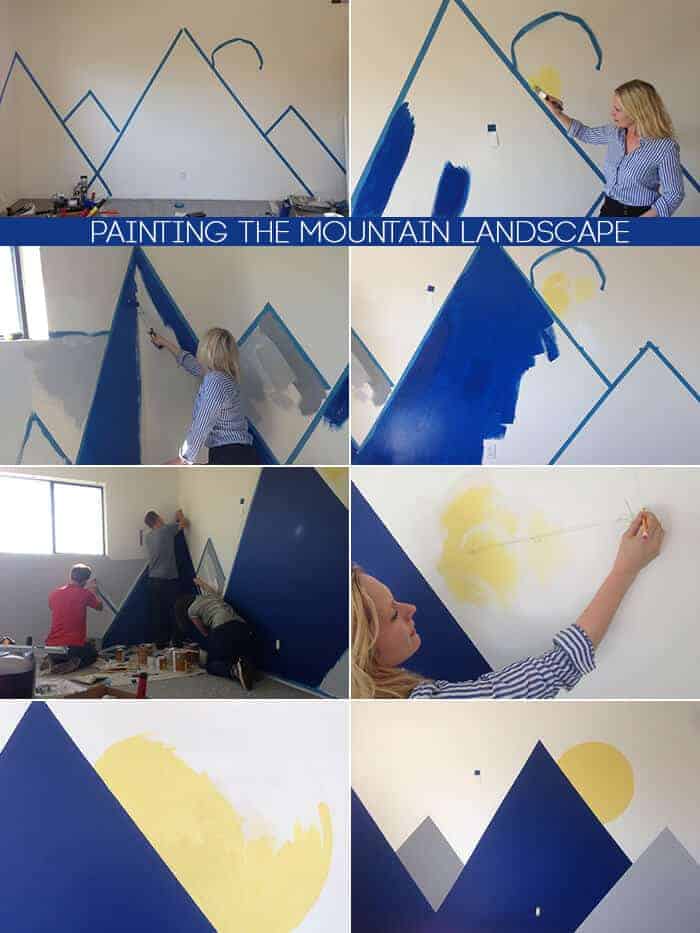 Joy Nursery_Emily Henderson_Wall Landscape Mural