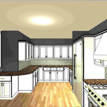 kitchen before