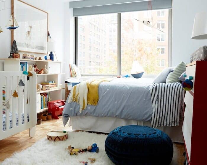 Kids Room Nursery_Blue Stripe_Grey_Art_Emily Henderson_Joanna Goddard_Cup of Jo_Neutral