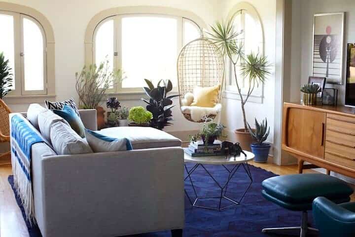 mid-century sectional