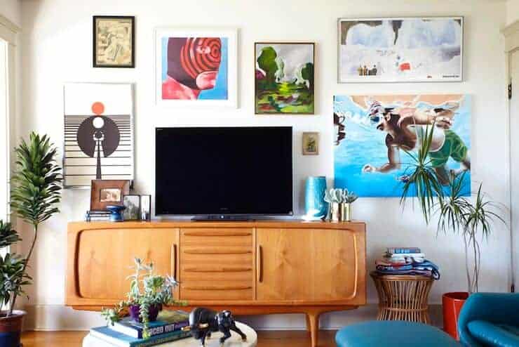 art around TV