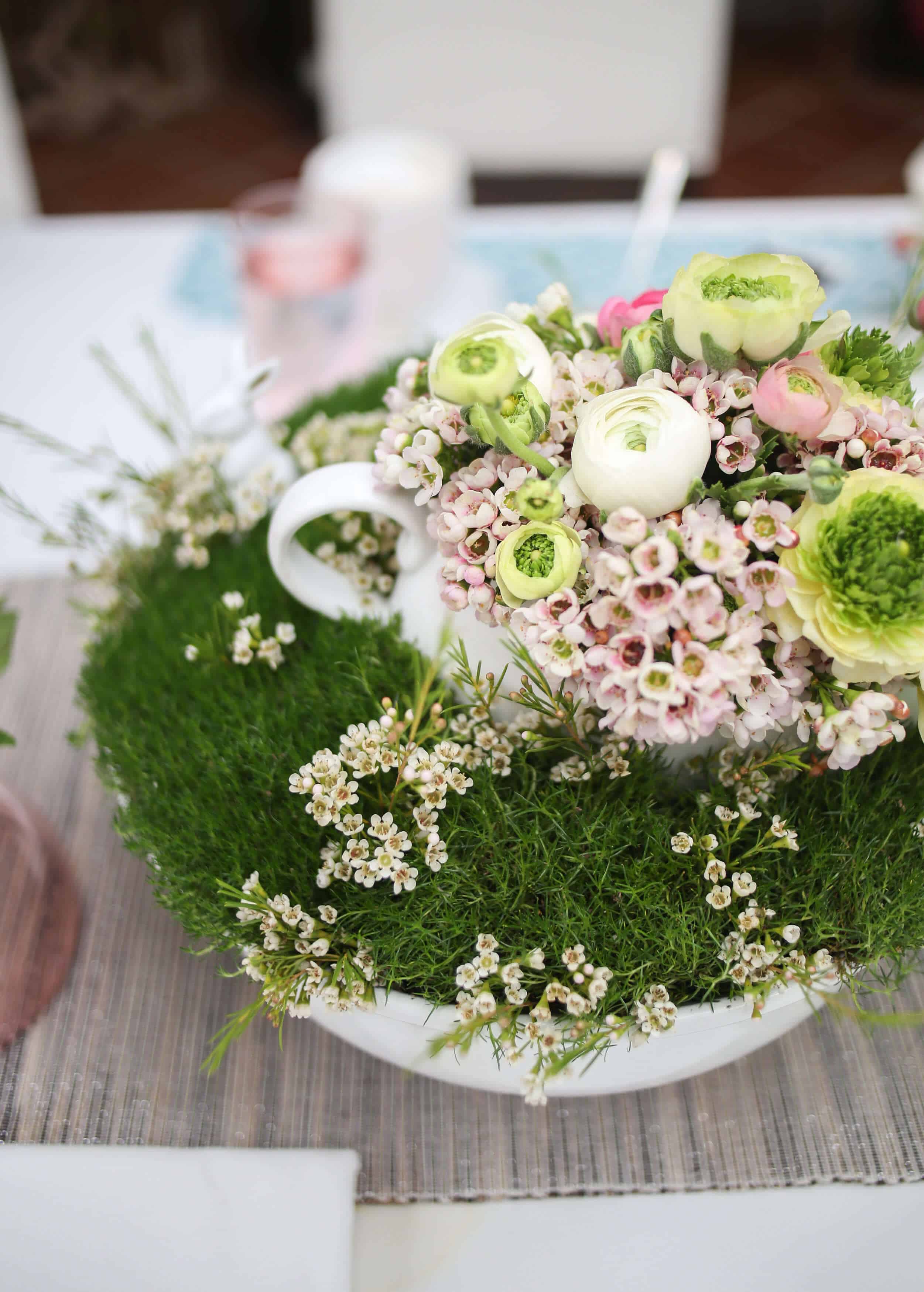 MOSS AND FLOWERS