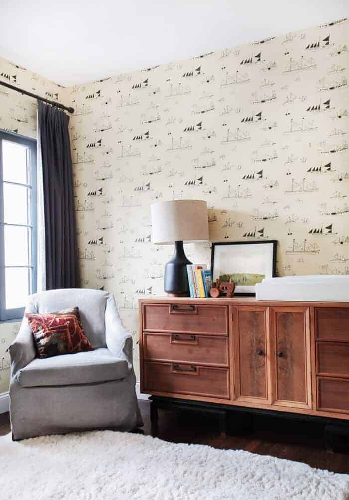 Nursery_Emily Henderson_Casual_Mid Century_Neutral_White Calm_Wood