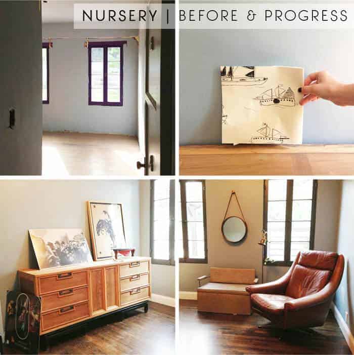 Nursery_mid century modern_kids room_blue_casual_comfy_before