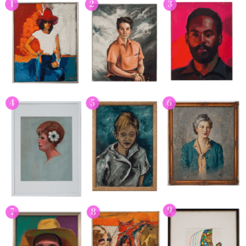 vintage painting people