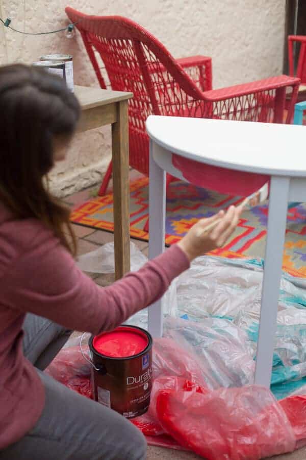 Red Side Table-6