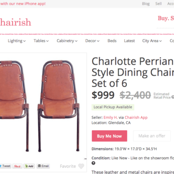 leather charlotte chair