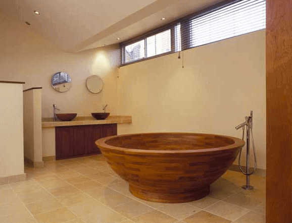 wooden bathtub by william garvey