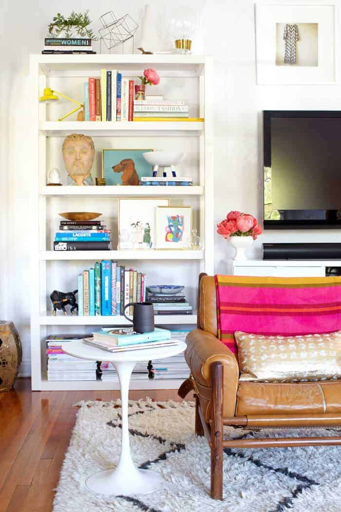styled shelving