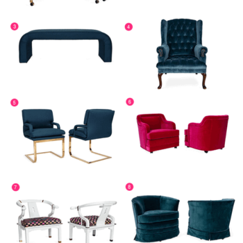 upholstered vintage furniture