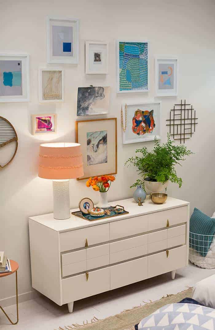 Target Accent Wall_Dresser Gallery Wall Modern