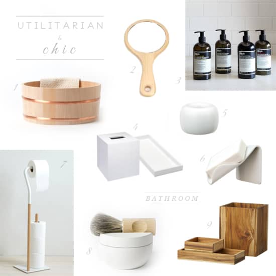 Utilitarian & Chic Bathroom
