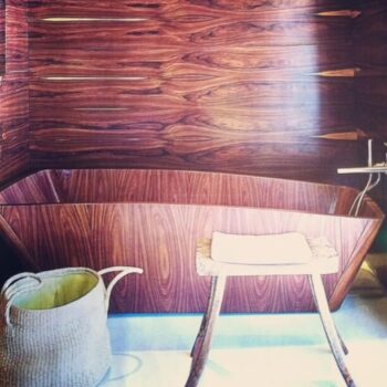bathtub-wooden