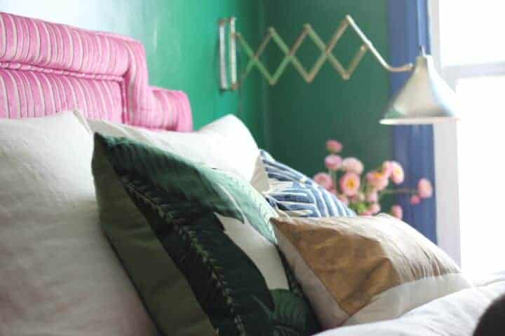 gold pillow