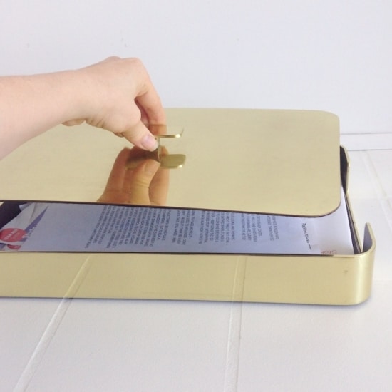 brass tray