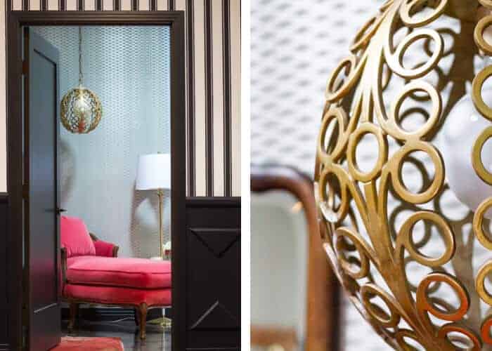 bridal_suite_pink_velvet_chaise_vintage_gold_chandelier