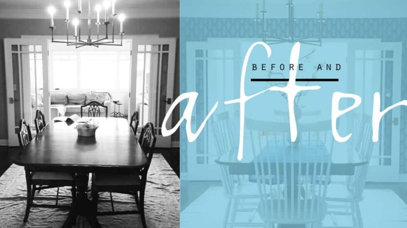 dining room makeover