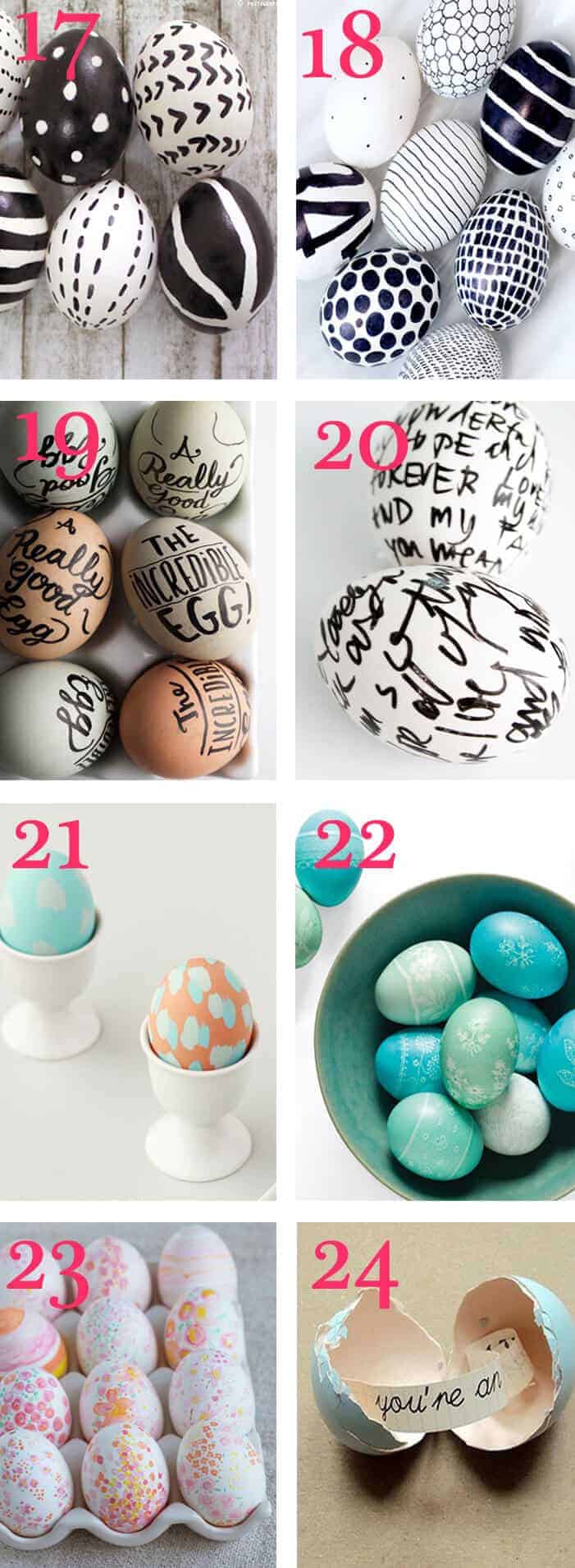 black/white easter egg