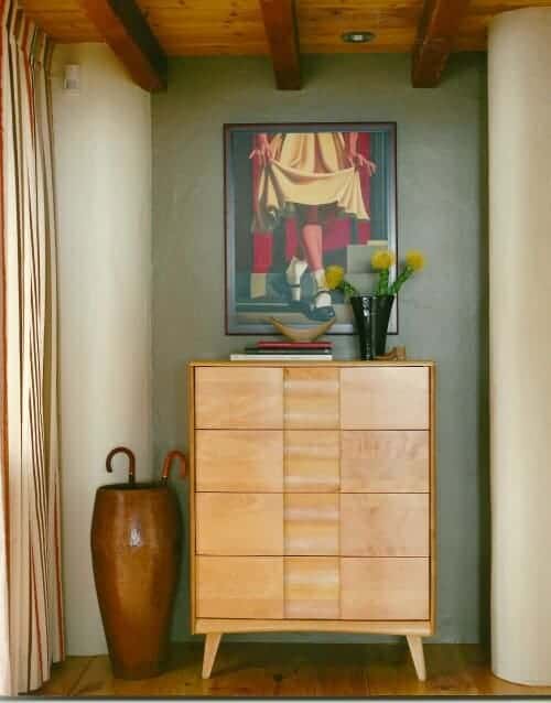 dresser in foyer