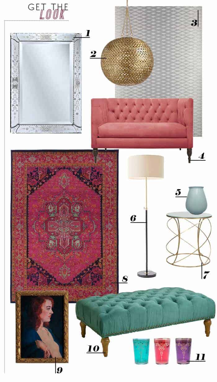 get the look_bridal suite_fig house_roundup_pink tufted couch_art deco