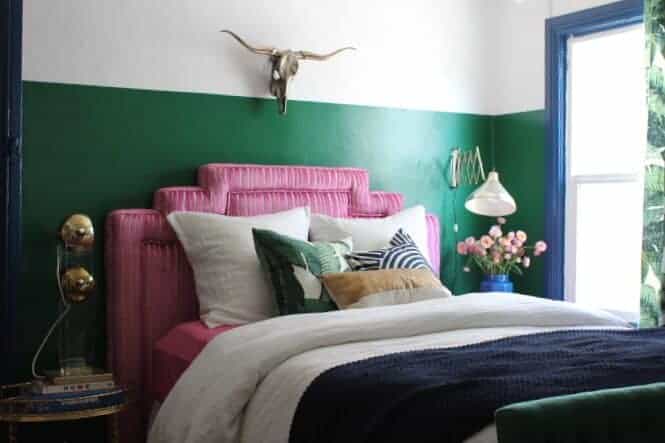 hot pink headboard-1