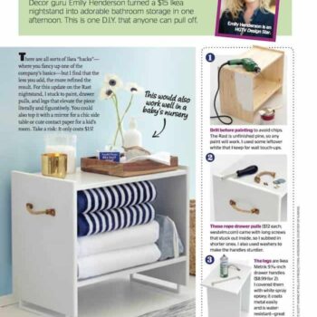 ikea hack side table
