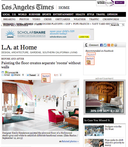 la times emily henderson