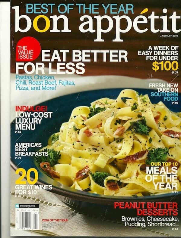 bon appetit cover