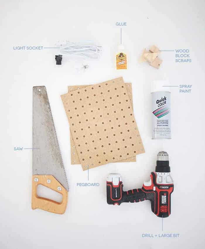 Customize It: Pegboard Nightlight