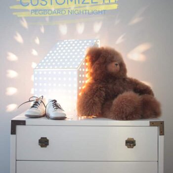 Customize It: Pegboard Nightlight