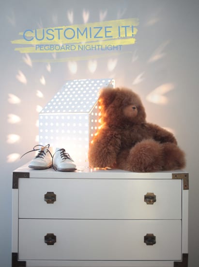 Customize It: Pegboard Nightlight