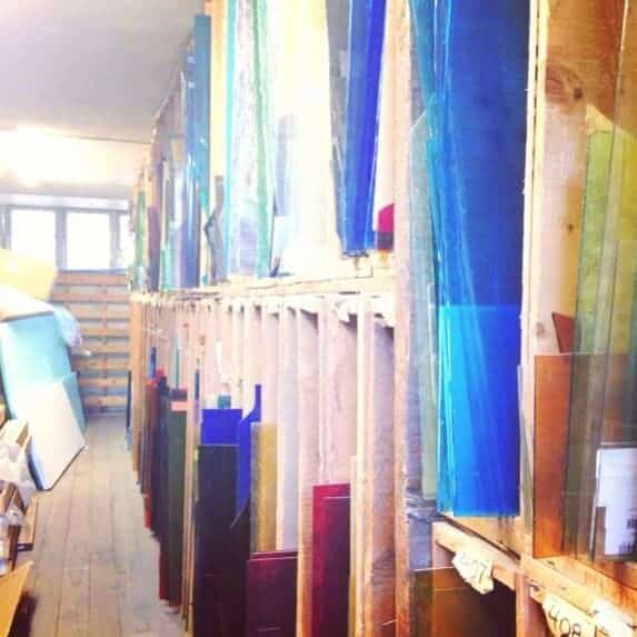 stained glass sheets