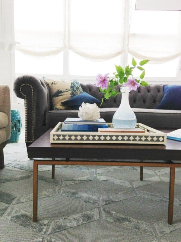 linen chesterfield