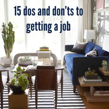 how to get a job in design