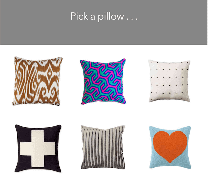 pillow options