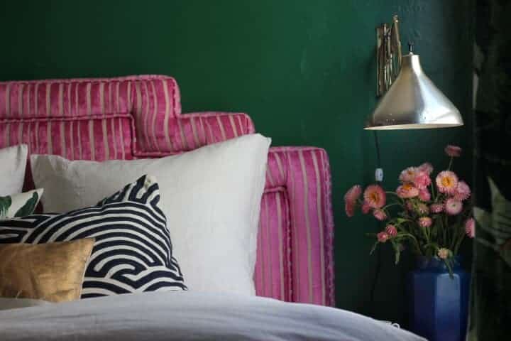 pink and green