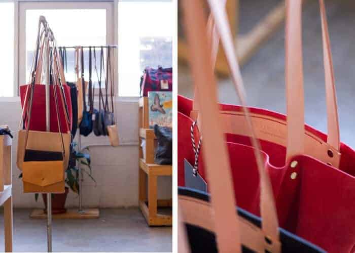 poketo_handmade_red_leather_purse_camel_shoulder_bag