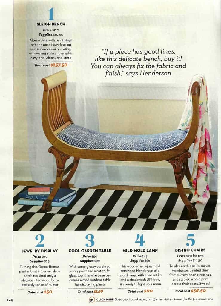 sleigh-bench