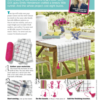 tablecloth DIY