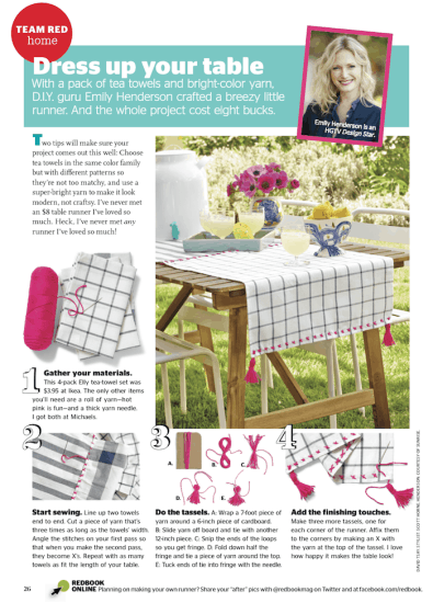 tablecloth DIY