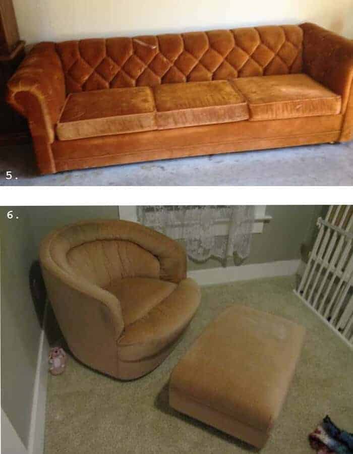 trolling Criagslist portland vintage sofa and chair