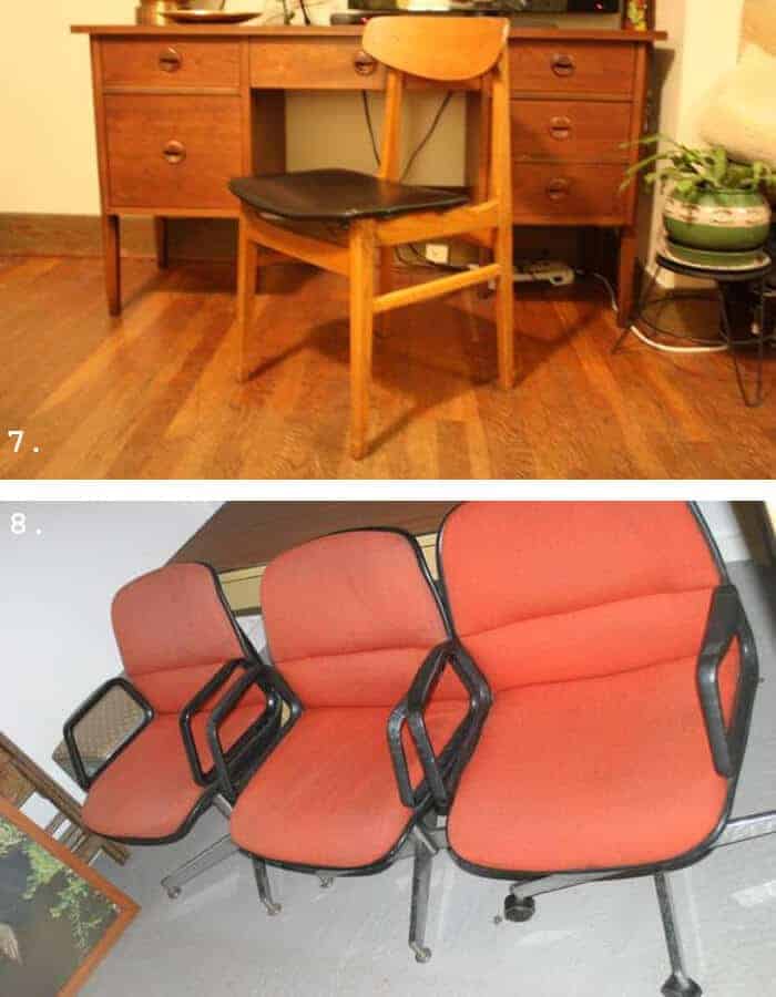 trolling craigslist portland set of rolling chairs and mcm chair