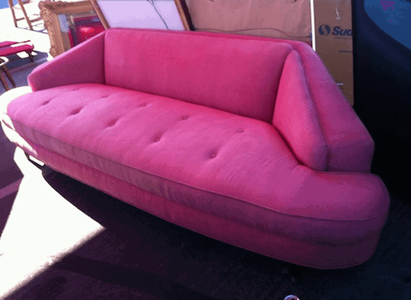 mid-century-hot-pink-sofa