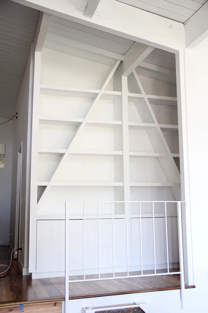 white bookshelf emily